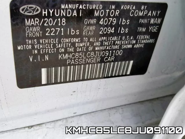 KMHC85LC8JU091100 фото 2
