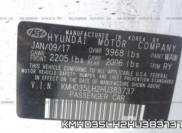 KMHD35LH2HU383737 фото 10