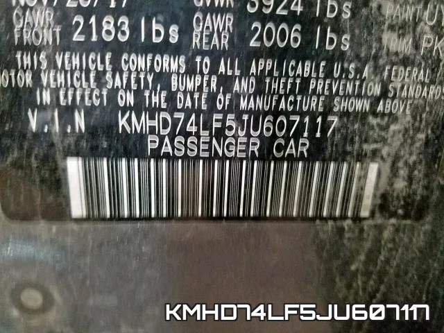 KMHD74LF5JU607117 фото 2