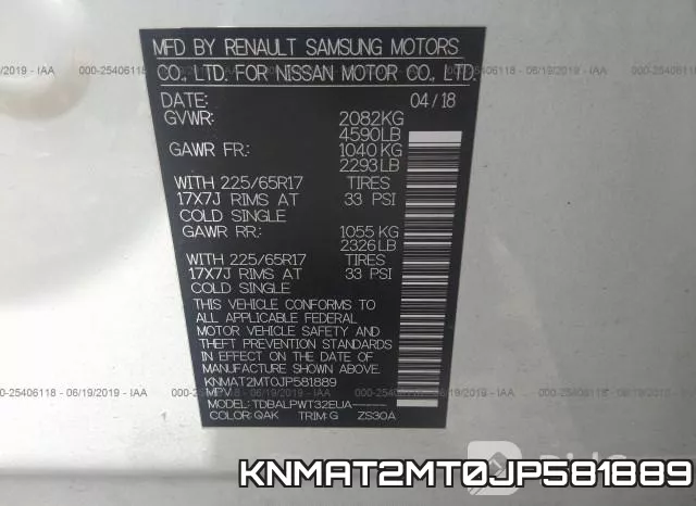 KNMAT2MT0JP581889 фото 10