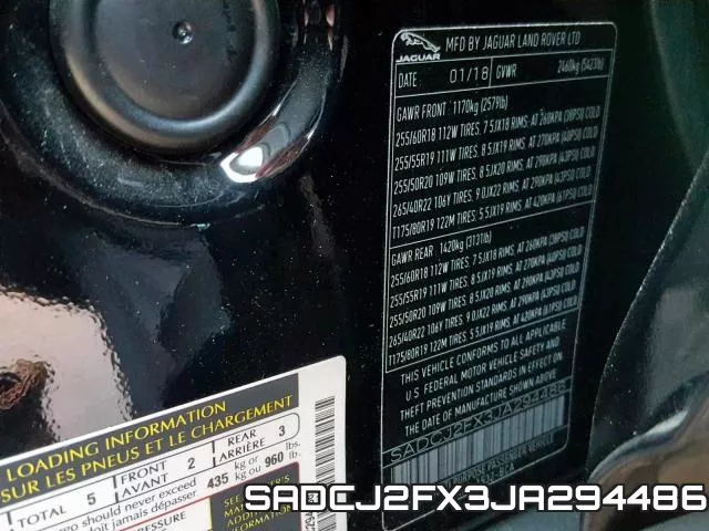 SADCJ2FX3JA294486 фото 2