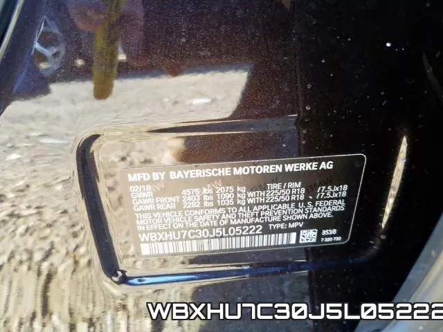 WBXHU7C30J5L05222 фото 2