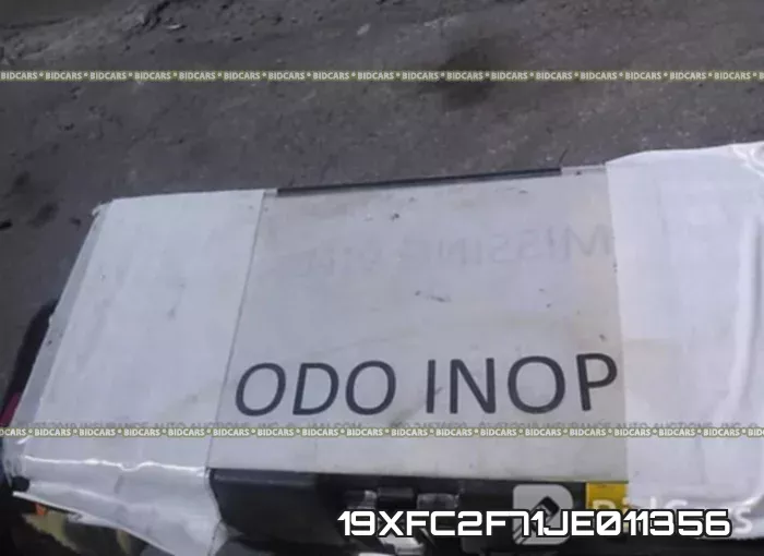 19XFC2F71JE011356 фото 8
