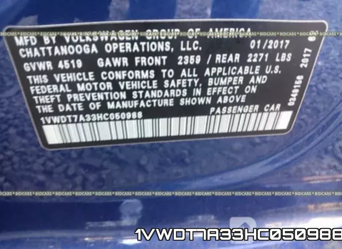 1VWDT7A33HC050988 фото 10