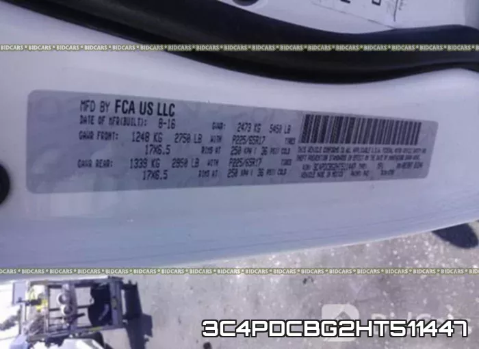 3C4PDCBG2HT511447 фото 10