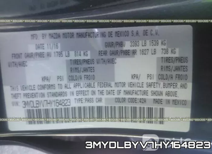 3MYDLBYV7HY164823 фото 10