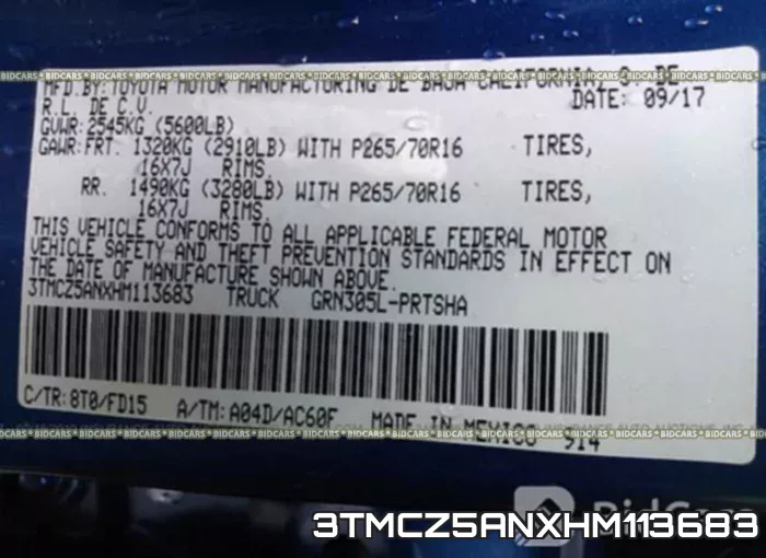 3TMCZ5ANXHM113683 фото 10