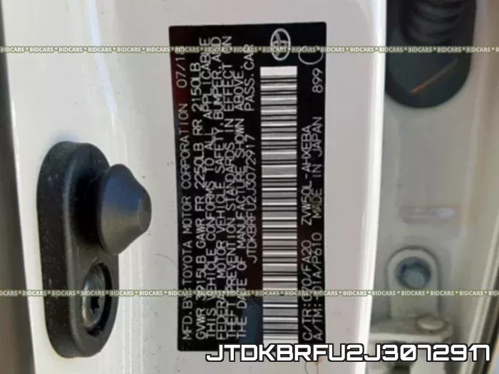 JTDKBRFU2J3072917 фото 2