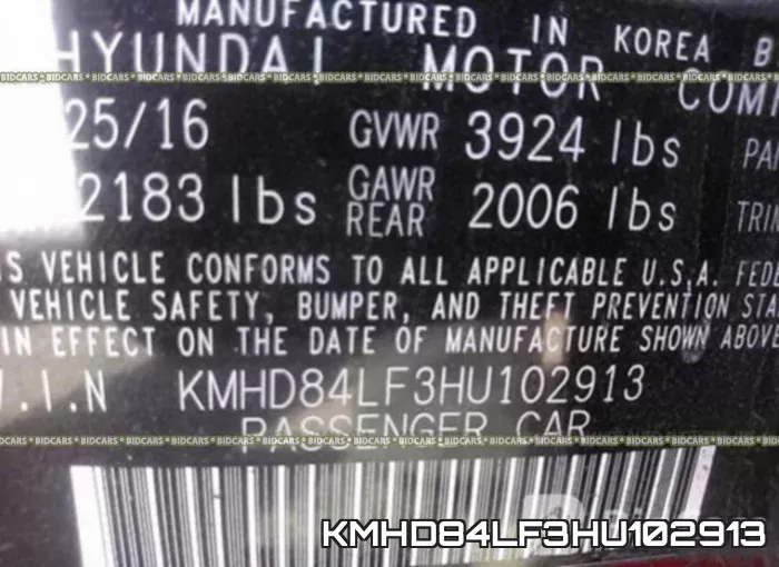 KMHD84LF3HU102913 фото 10
