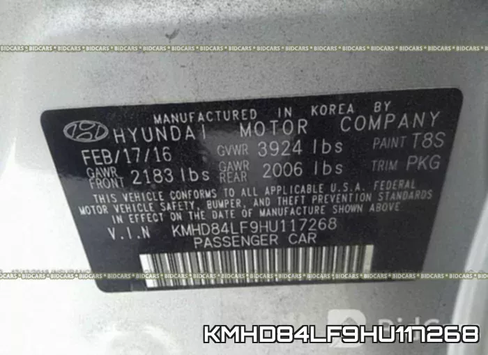 KMHD84LF9HU117268 фото 10