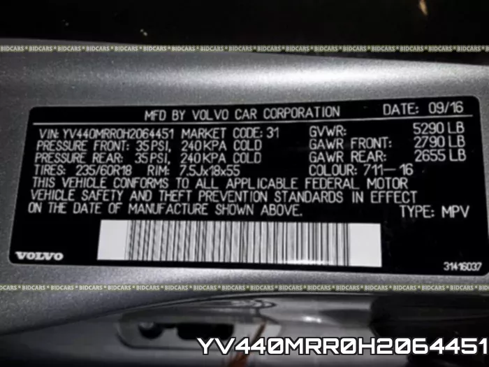 YV440MRR0H2064451 фото 2
