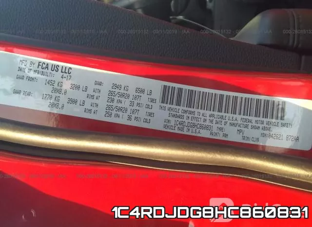 1C4RDJDG8HC860831 фото 10