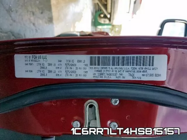 1C6RR7LT4HS815157 фото 2