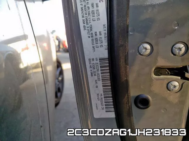 2C3CDZAG1JH231833 фото 2