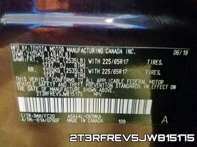 2T3RFREV5JW815175 фото 2