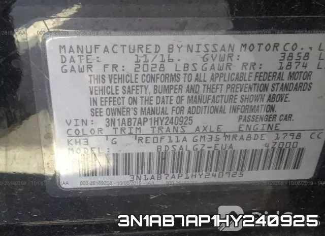 3N1AB7AP1HY240925 фото 10