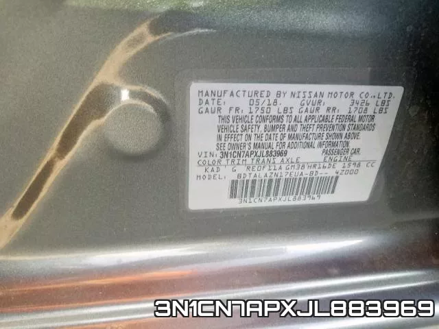3N1CN7APXJL883969 фото 2