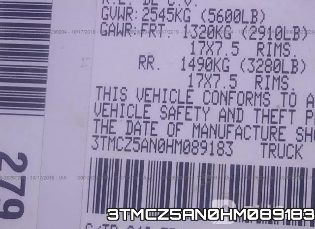3TMCZ5AN0HM089183 фото 10