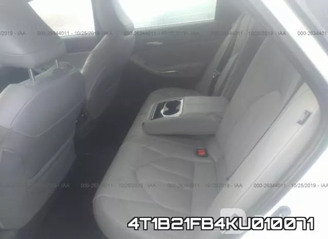4T1B21FB4KU010071 фото 8
