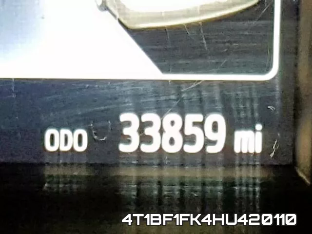 4T1BF1FK4HU420110 фото 8