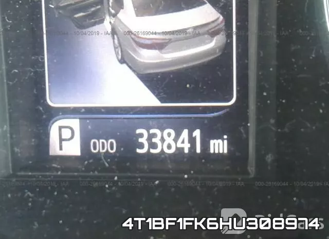 4T1BF1FK6HU308974 фото 5