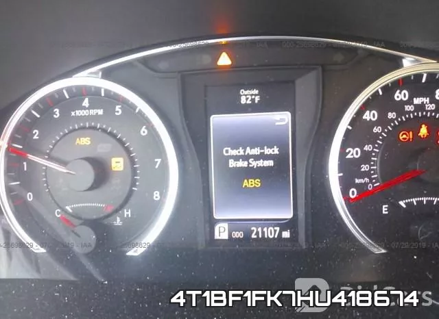 4T1BF1FK7HU418674 фото 8