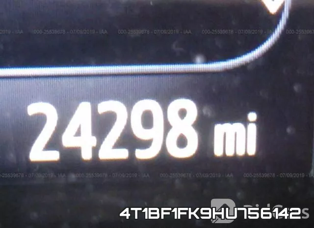 4T1BF1FK9HU756142 фото 8