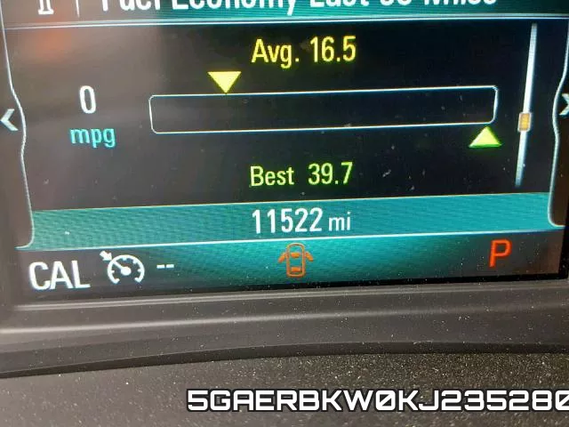 5GAERBKW0KJ235280 фото 8