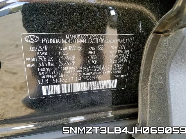 5NMZT3LB4JH069059 фото 2