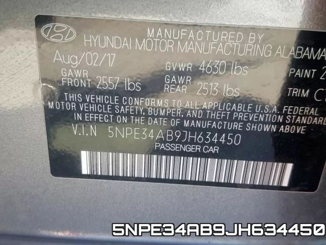 5NPE34AB9JH634450 фото 2