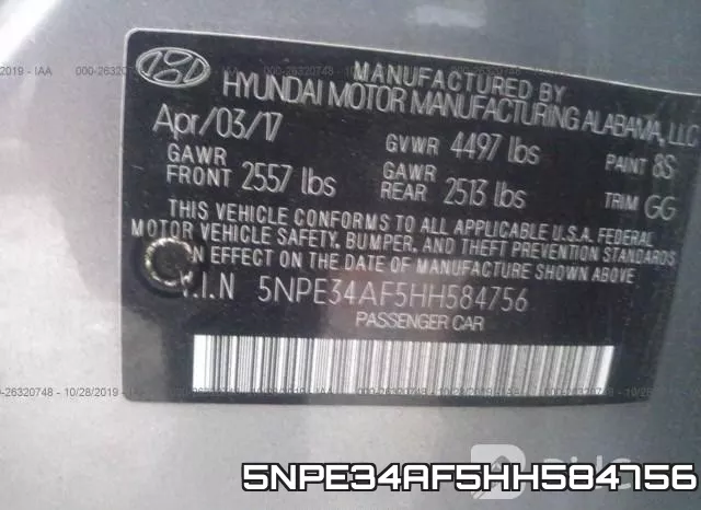 5NPE34AF5HH584756 фото 10