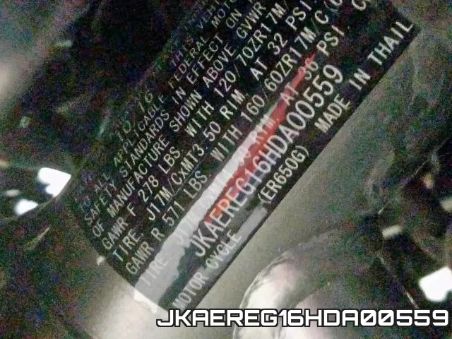 JKAEREG16HDA00559 фото 2