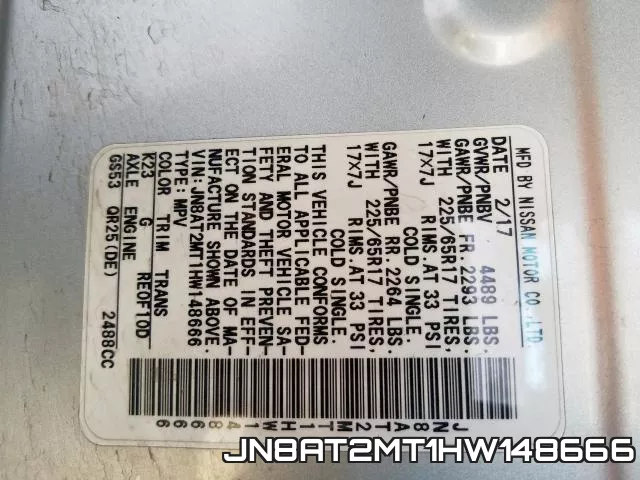 JN8AT2MT1HW148666 фото 2