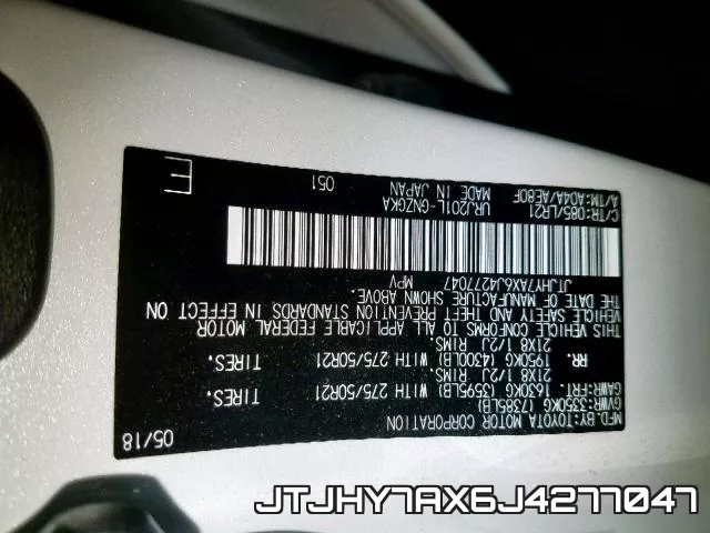 JTJHY7AX6J4277047 фото 2