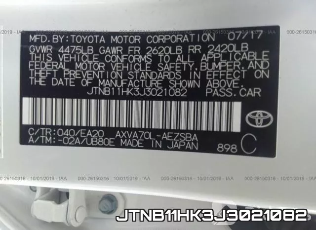 JTNB11HK3J3021082 фото 10