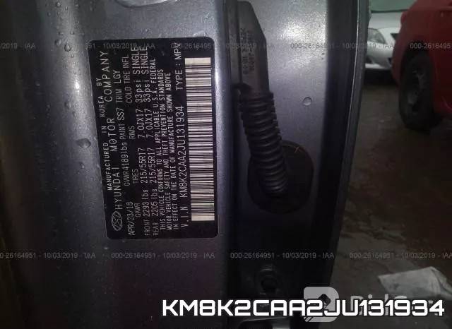 KM8K2CAA2JU131934 фото 10