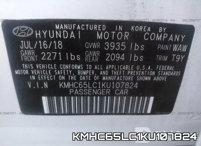 KMHC65LC1KU107824 фото 9
