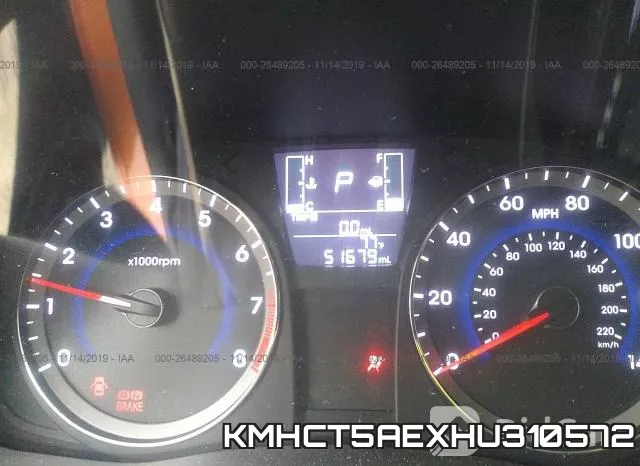 KMHCT5AEXHU310572 фото 8