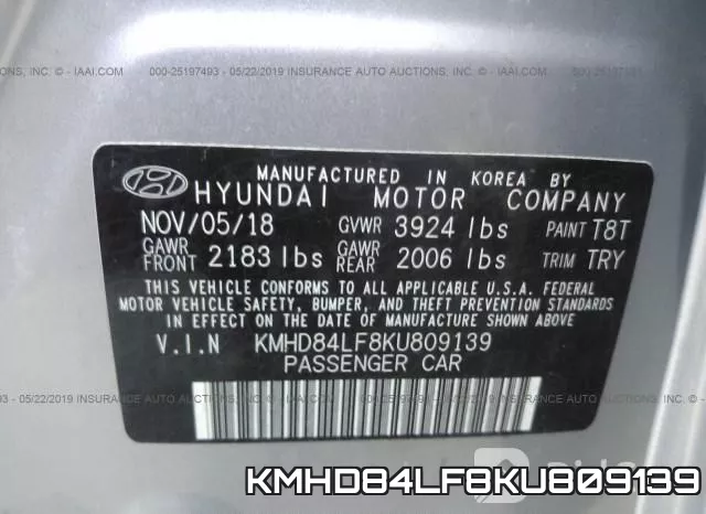 KMHD84LF8KU809139 фото 9