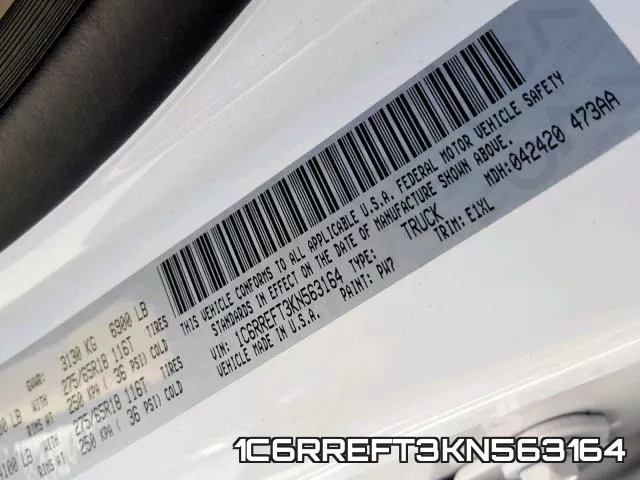 1C6RREFT3KN563164 фото 2