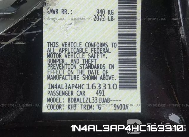 1N4AL3AP4HC163310 фото 10