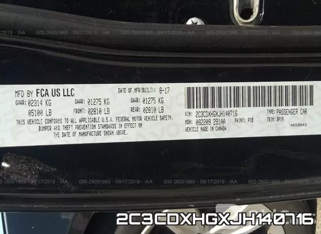 2C3CDXHGXJH140716 фото 10