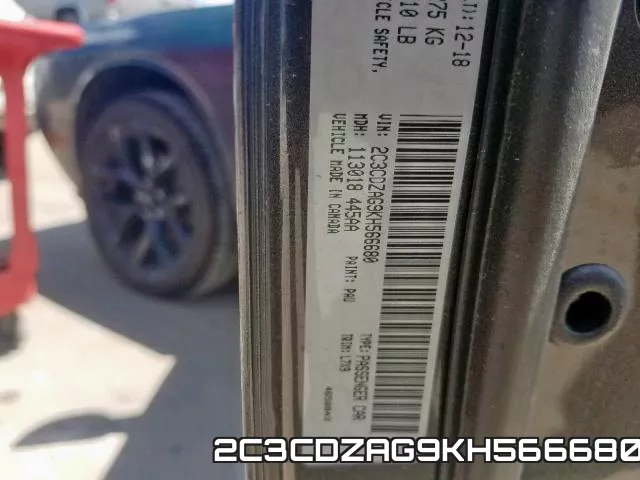2C3CDZAG9KH566680 фото 2