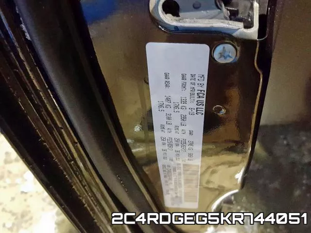 2C4RDGEG5KR744051 фото 2