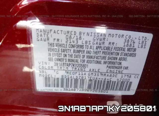 3N1AB7AP7KY205801 фото 10