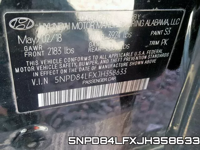 5NPD84LFXJH358633 фото 2