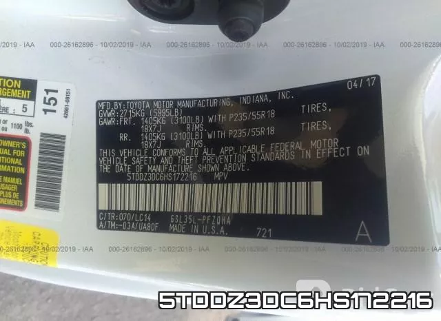 5TDDZ3DC6HS172216 фото 9