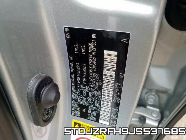 5TDJZRFH9JS537685 фото 2