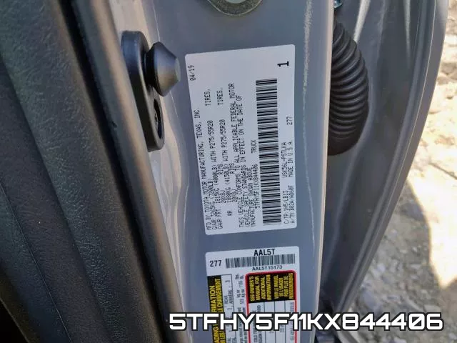 5TFHY5F11KX844406 фото 2