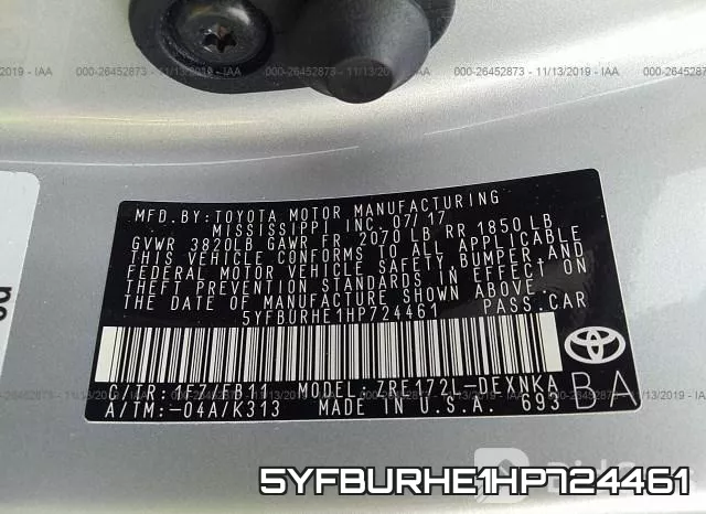 5YFBURHE1HP724461 фото 10